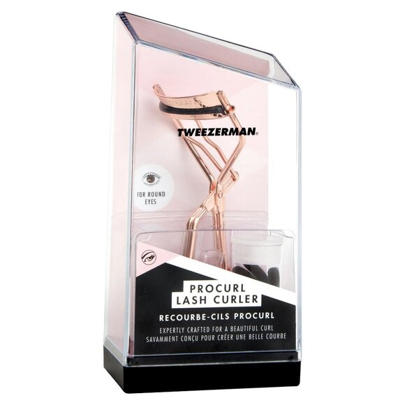 Tweezerman Studio Collection Procurl Lash Curler Rose Gold New In Box - Picture 5 of 9